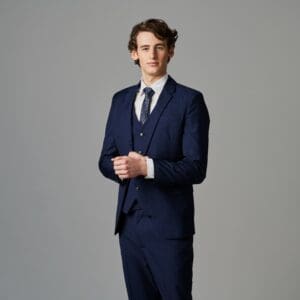 Dreiteiliger Anzug Mieten in Blau / 3-teiliger Anzug mieten in Blau