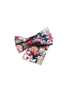Accessoire Set Fliege floral zum mieten
