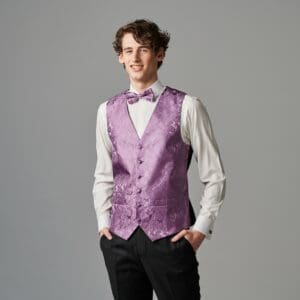 Hochzeitsweste in Lila - Ein Unverwechselbarer Stil. Jetzt online Mieten beim Smartanzug - Anzug Westen mieten