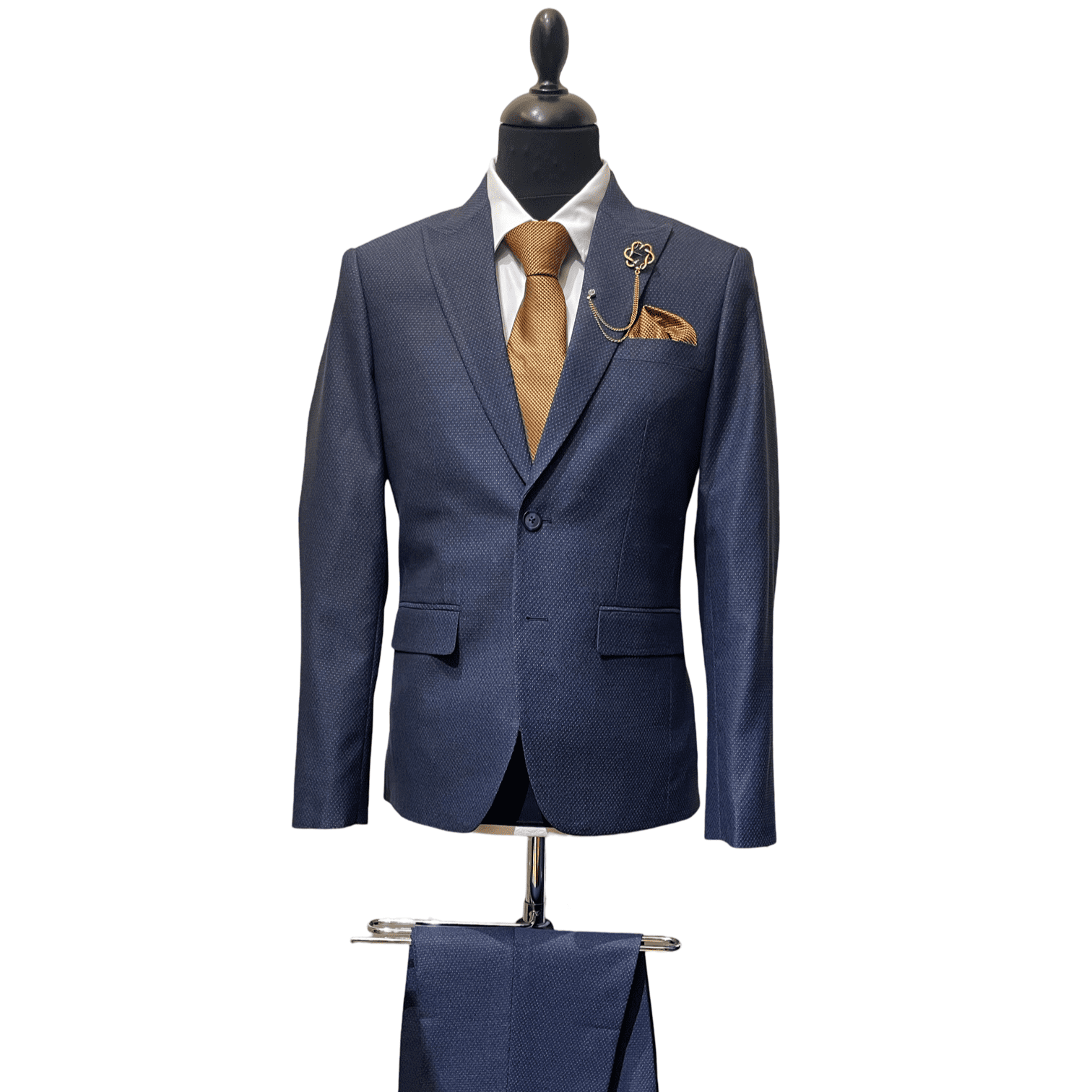 Business Anzug Set Klassisch geschnitten mit Spitzkragen zum Mieten