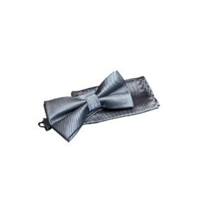 Accessoire Set Fliege grau zum mieten