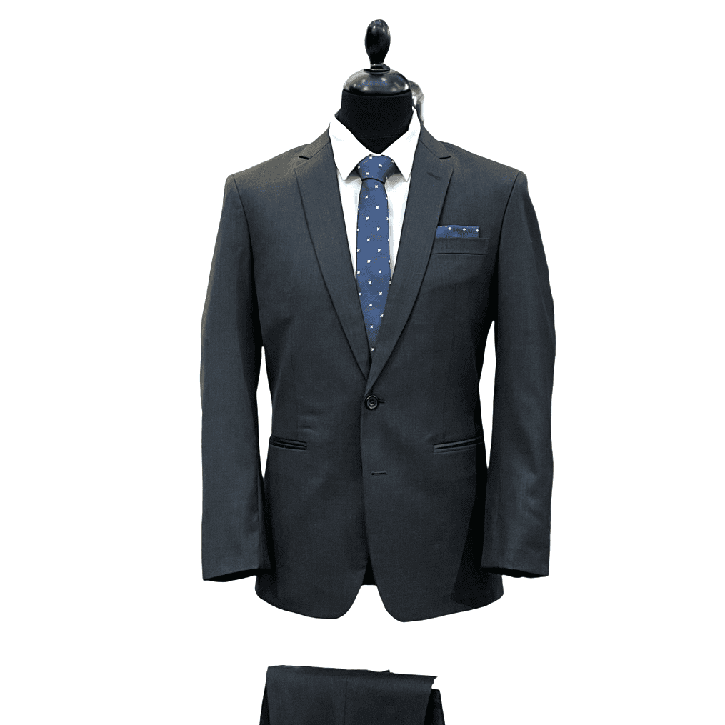 Business Anzug komplettes set in Klassische Anthrazit farbener zum Mieten statt ihm zu Kaufen.