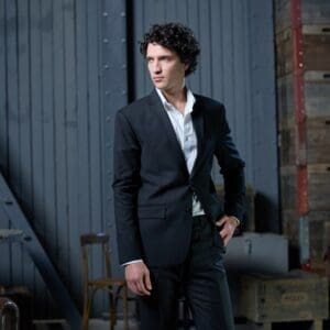 Herren Anzug Klassisch in Schwarz Ausleihen