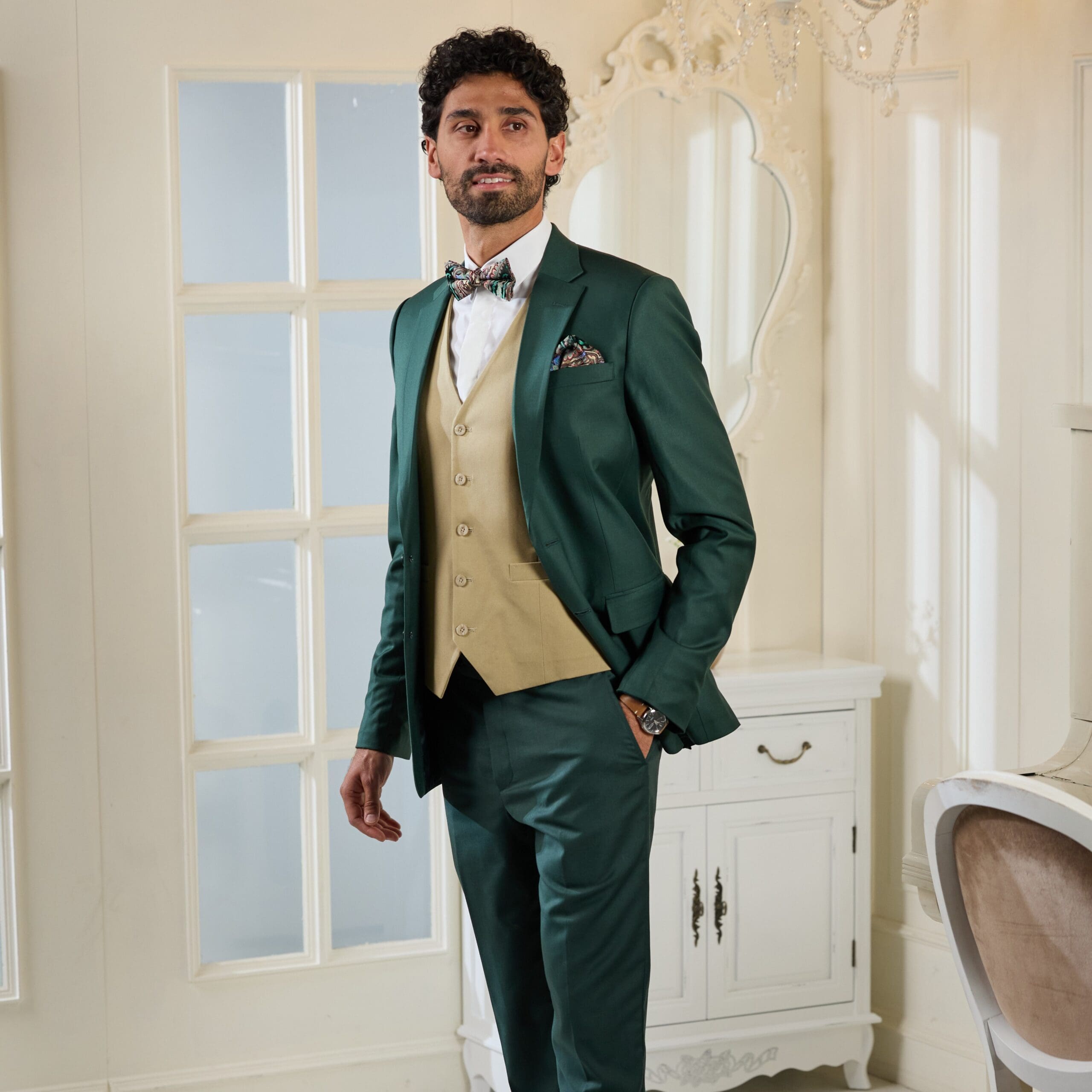 Stilvollen Charakter, perfekt für den großen Tag – exklusiv bei uns zu mieten.